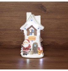 Керамическая фигурка "Белый домик" 15.7х11.7х28.4 см  505-025  NEON-NIGHT