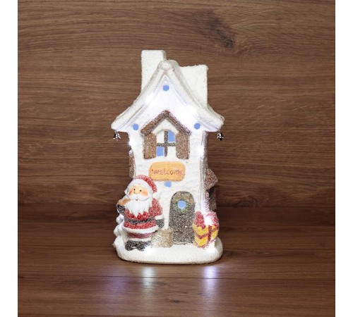Керамическая фигурка "Белый домик" 15.7х11.7х28.4 см  505-025  NEON-NIGHT