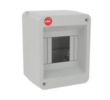 Щиток настенный, ral 7035, без крышки, 4мод. (ВхШхГ) 100х135х90 IP20  82004  DKC