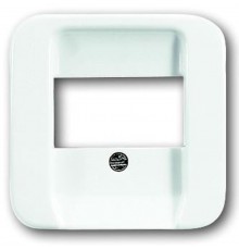 Плата центральная (накладка) для розеток громкоговорителя 0247, 0248, серия Reflex SI, цвет альпийский белый  1724-0-4327   2CKA001724A4327  ABB