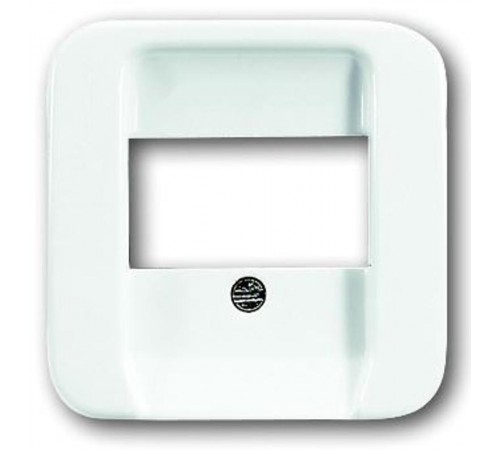 Плата центральная (накладка) для розеток громкоговорителя 0247, 0248, серия Reflex SI, цвет альпийский белый  1724-0-4327   2CKA001724A4327  ABB