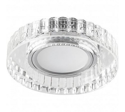 Светильник встраиваемый с LED подсветкой CD985 потолочный MR16 G5.3 прозрачный  32662  Feron