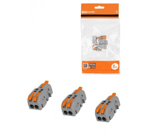 Клемма разветвительная СКР-412 (4 мм2) (5 шт/упак)  SQ0527-0311  TDM