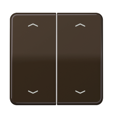 Клавиши для сдвоенной кнопки BCU; коричневая  CD595MPBR  Jung