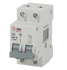 Выключатель автоматический двуххполюсный SIMPLE-mod-18 ВА47-29 2P 63А 4,5кА характеристика C SIMPLE  Б0039235  ЭРА