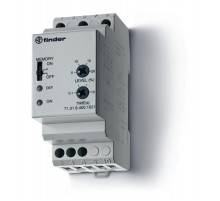 Контрольное реле для 3-фазных сетей; пониженное/повышенное напряжение; настраиваемые диапазоны; память отказов  713184001021PAS  Finder