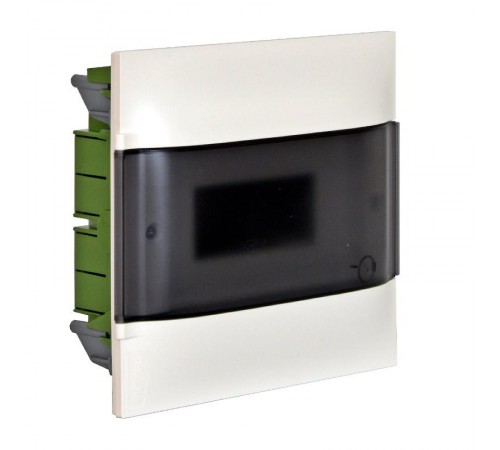 Practibox S Пластиковый щиток Встраиваемый 1X8 Дымчатая дверь  134558  Legrand