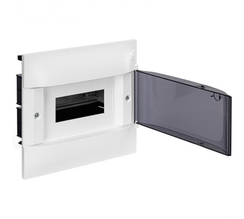 Practibox S Пластиковый щиток Встраиваемый 1X8 Дымчатая дверь  134558  Legrand