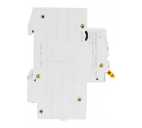 Выключатель автоматический дифференциального тока АД12 2п 16А C 10мА тип AC (3 мод)  MAD10-2-016-C-010  IEK