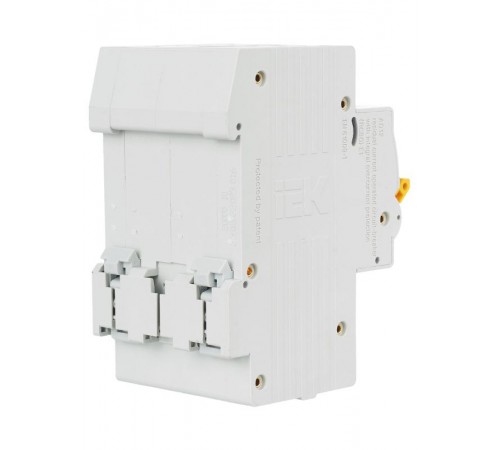 Выключатель автоматический дифференциального тока АД12 2п 16А C 10мА тип AC (3 мод)  MAD10-2-016-C-010  IEK