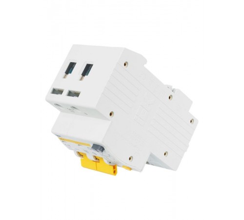 Выключатель автоматический дифференциального тока АД12 2п 16А C 10мА тип AC (3 мод)  MAD10-2-016-C-010  IEK