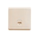 Этюд Кремовый С/У Розетка компьютерная 1-ая кат.5е (RJ45)  KOMC-001K  SE