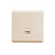 Этюд Кремовый С/У Розетка компьютерная 1-ая кат.5е (RJ45)  KOMC-001K  SE