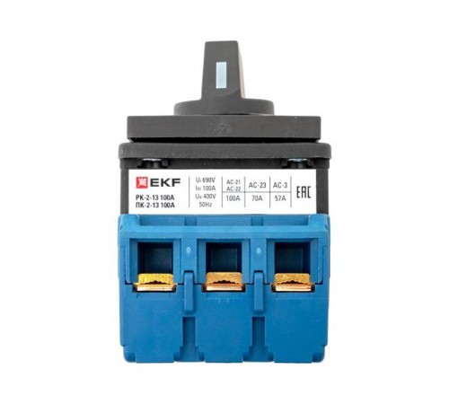 Переключатель кулачковый ПК-2-13 100А 3P "ВКЛ-ВЫКЛ" EKF PROxima  pk-2-13-100  EKF