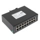 Промышленный неуправляемый коммутатор U-16T, 16 портов 10/100Base-T(X) RJ45, монтаж на динрейку TSX TSX-U-16TEKF