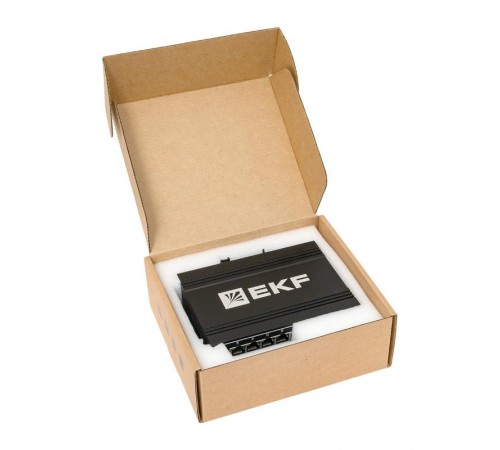 Промышленный неуправляемый коммутатор U-16T, 16 портов 10/100Base-T(X) RJ45, монтаж на динрейку TSX TSX-U-16TEKF