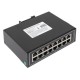Промышленный неуправляемый коммутатор U-16T, 16 портов 10/100Base-T(X) RJ45, монтаж на динрейку TSX TSX-U-16TEKF