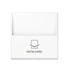 Накладка-картодержатель для балансирных механизмов 531U, 532U, 533U, 534U; термопласт; белый; A500  A590CARDWW  Jung