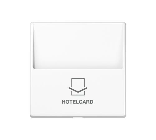 Накладка-картодержатель для балансирных механизмов 531U, 532U, 533U, 534U; термопласт; белый; A500  A590CARDWW  Jung