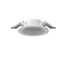 Светильник светодиодный ДВО VARTON DL-01 Pro 100мм 10Вт 4000К 120х49мм IP65/40 RAL9003 белый муар опал БАП 1ч   V1-RF-00111-10A00-6501040  VARTON