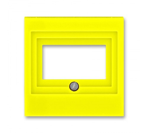 ABB Levit Жёлтый / дымчатый чёрный Накладка для розеток USB / HDMI / VGA Жёлтый  5014H-A00040 64  2CHH290040A4064  ABB
