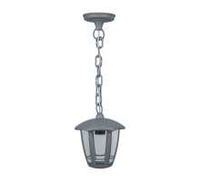 Светильник садово-парковый NOF-P09-GR-IP44-E27 (6 граней подвесной серый)  80467   Navigator