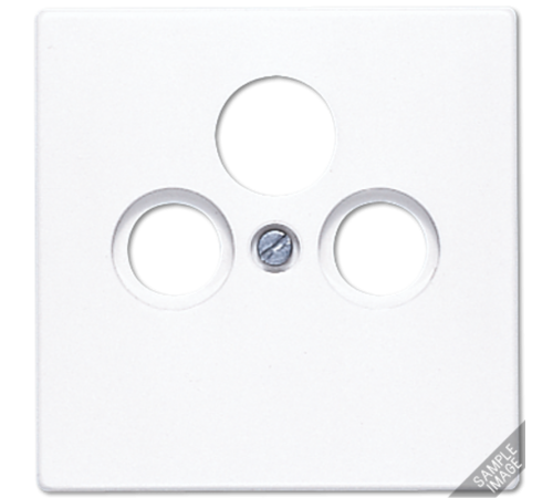 Крышка для SAT-TV-FM-розеток, фиксация винтом; термопласт; слоновая кость; LS990  LS990SAT  Jung