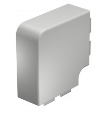 Крышка плоского угла кабельного канала WDK 60x130 мм (ПВХ,светло-серый) (WDK HF60130LGR)  6183433  OBO Bettermann