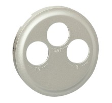 Celiane Титан Накладка TV-FM-SAT розетки  068585  Legrand