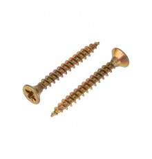 Саморез универсальный 4х30, желтый цинк, упаковка поставщика ( 12 000 шт. )  1111-0430-1  KRANZ