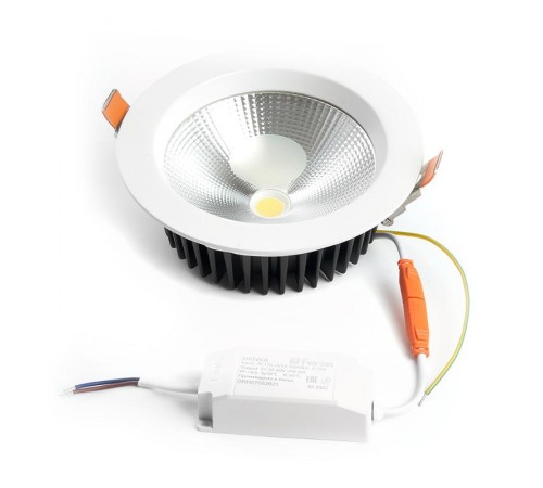 Светильник светодиодный встраиваемый AL251, 20W, 1800Lm, 4000K, 90 градусов, белый  32610  FERON