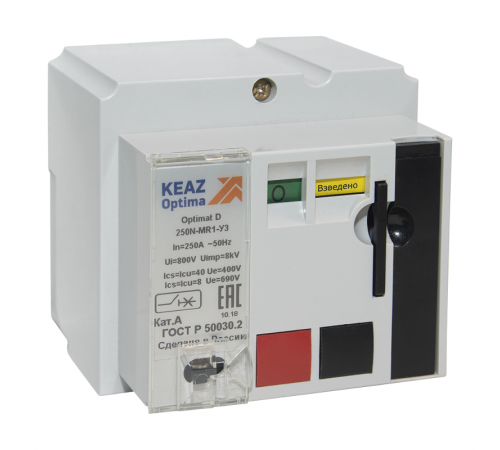 Привод двигательный OptiMat D100, D160, D250-230AC/220DC-У3 321687  КЭАЗ