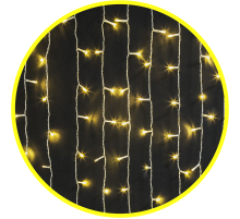 Гирлянда световая  NGF-C01-288WW-8-1.5x1.5m-230-C8-TR-IP20  61861  Navigator