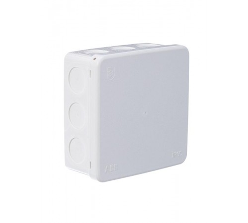 Коробка распределительная квадратная 104х104 мм, IP 55, белая  AP10  2TKA140002G1  ABB