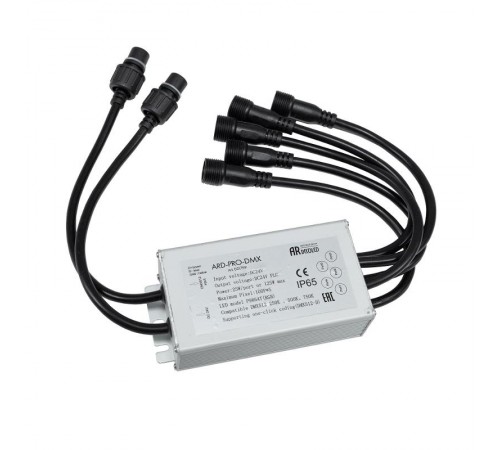 Коннектор питания ARD-PRO-DMX (24V, 5x200pix) (Ardecoled, Закрытый)  031759  Arlight