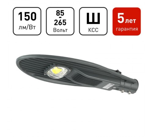 Светильник светодиодный консольный уличный ДКУ SPP-5-60-5K-W 60Вт 5000К IP65 9000лм 620x245x7  Б0029441  ЭРА