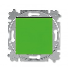 ABB Levit Зелёный / дымчатый чёрный Выключатель 1-кл.  3559H-A01445 67W  2CHH590145A6067  ABB