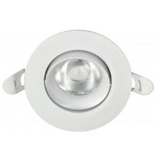 Светильник светодиодный даунлайт поворотный PRO ДВО 1812 7Вт 4000К IP20 круг белый  LTP-DSO0-1812-07-40-K01  IEK