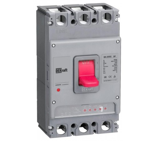 Силовой авт. выкл. с электрон. расц. 3P 800А 70кА ВА-356E  22671DEK  DEKraft
