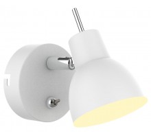 Светильник настенно-потолочный спот Renata 6158-702 светодиодный WH LED 1 х 4 Вт 3200К поворотный c выключателем  Б0054756  Rivoli