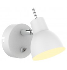 Светильник настенно-потолочный спот Renata 6158-702 светодиодный WH LED 1 х 4 Вт 3200К поворотный c выключателем  Б0054756  Rivoli