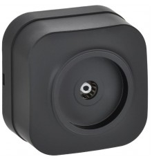 GLORY Розетка TV о/у РТВ20-ХЧм черный матовый  EAH10-K02M  IEK