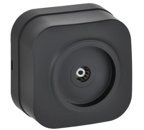 GLORY Розетка TV о/у РТВ20-ХЧм черный матовый  EAH10-K02M  IEK