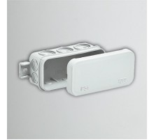 Коробка распределительная для о/п 43х80х35мм (белая)  67091Б  Рувинил