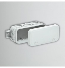 Коробка распределительная для о/п 43х80х35мм (белая)  67091Б  Рувинил