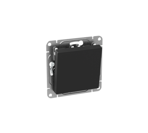 Механизм выключателя, одноклавишный, перекрёстный, чёрный Эпика EKF  UP1-SWB-12  EKF