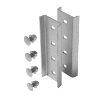 Соединитель стойки потолочного подвеса для высоких нагрузок, толщ. 4,0 мм, гор. цинк, 355303  ССП8-4,0-ГЦ   Ostec