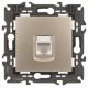 14-3107-04 Розетка RJ45, IP20, шампань  Б0034305  ЭРА