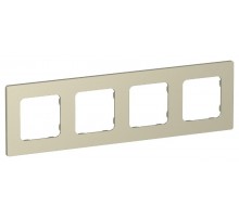 FLITE Classic Рамка 4-ая РУ-4-К-ФлШ шампань  FI-M42-32-20-K37  IEK