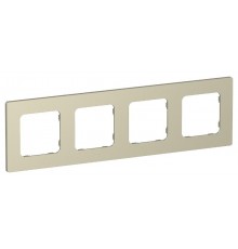 FLITE Classic Рамка 4-ая РУ-4-К-ФлШ шампань  FI-M42-32-20-K37  IEK